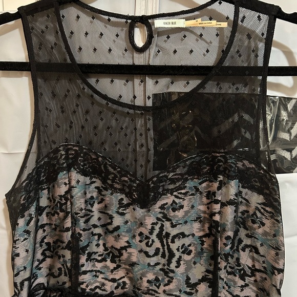 Kimchi Blue Floral and Lace Cocktail Dress Size 12 - Picture 2 of 7